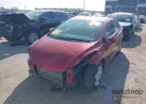 2013 Hyundai Elantra Gls/Limited from USA, damaged, VIN KMHDH4AEXDU493045